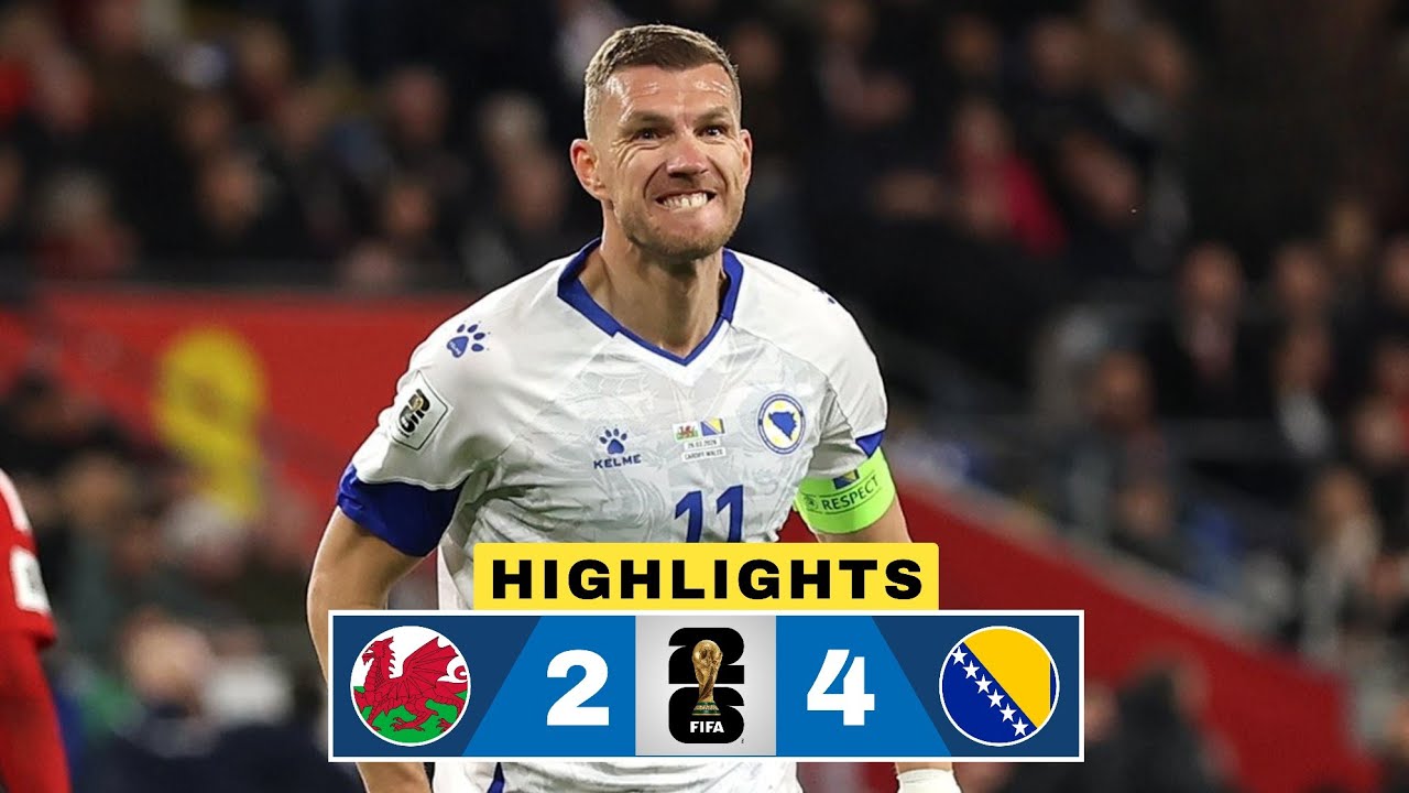 [Penalty Shootout] Wales vs Bosnia & Herzegovina 2-4 | Highlights | James Goal | Qualifiers | Džeko