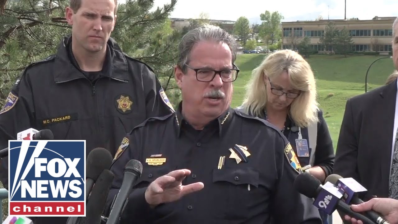 Press conference on shooting at Colorado STEM high school