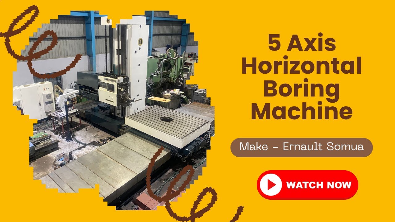CNC 5 Axis Boring Machine Ernault Somua  #prowincorporation #usedmachinery #5axismachining