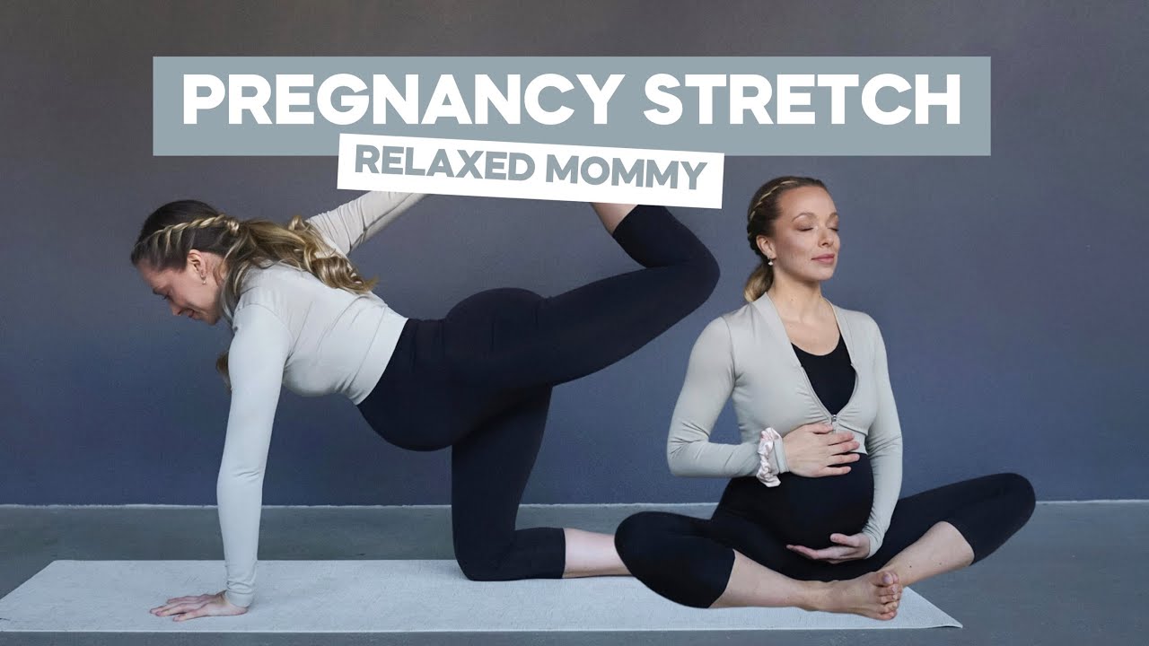15 MIN Dehnung für Schwangere löst Verspannungen & Schmerzen / Anfänger Stretch / ALLE TRIMESTER 🤰