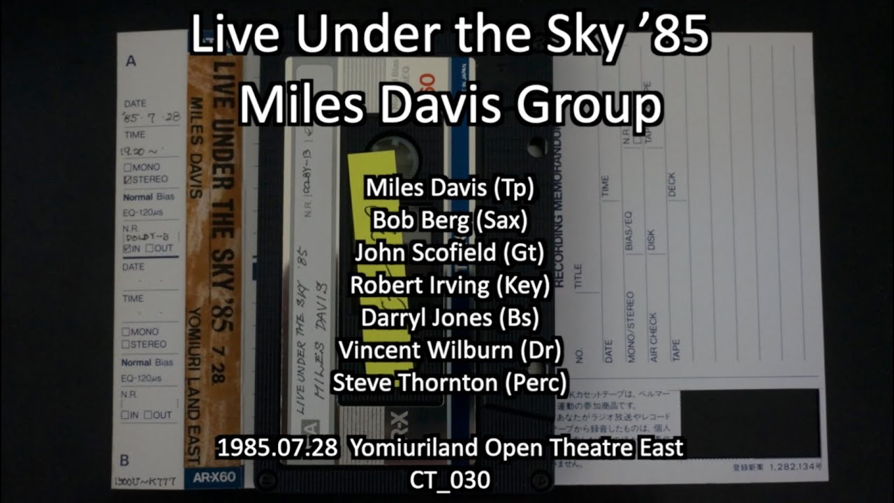 マイルス デイビス Live Under the Sky ’85 Miles Davis Group
