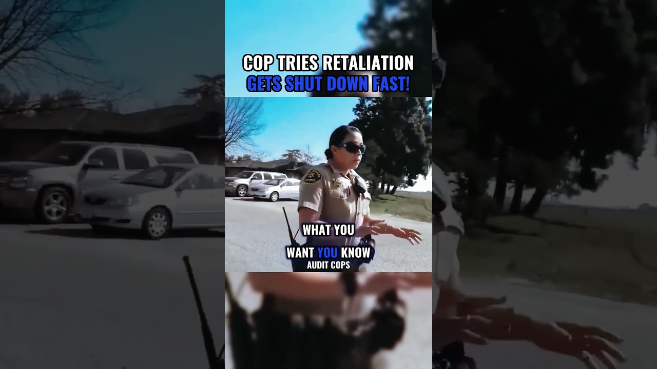 Cop Tries Retaliation &ndash; Gets Shut Down Fast! - First Amendment Audit Smackdown #cops #copsowned