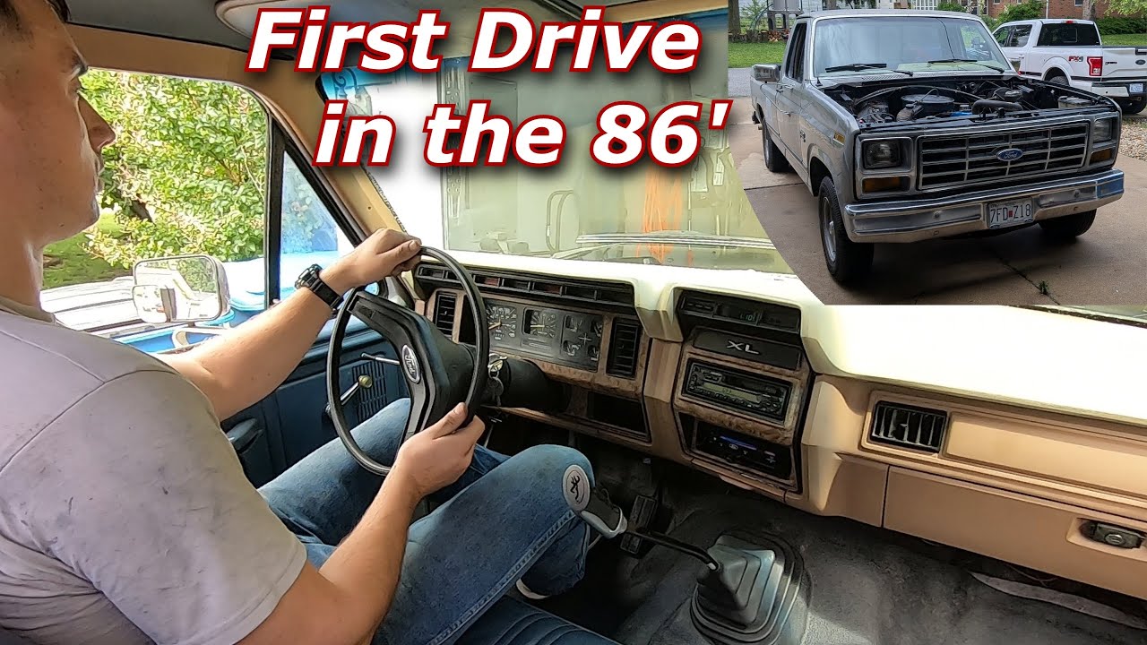 1986 F150 Interior Swap and Test Drive! | Project '86 Part 8 Final