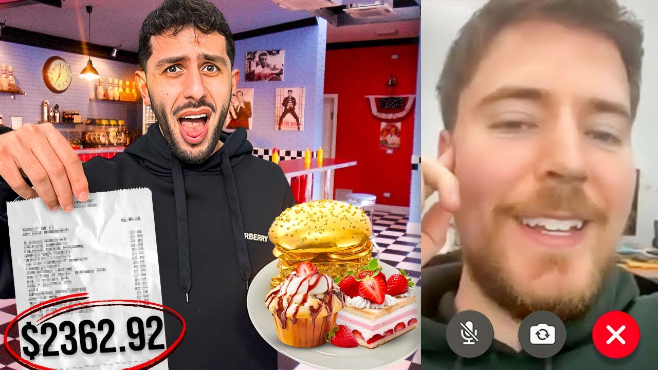 Позволяю YouTube-блогерам решать, что мне есть в течение 24 ЧАСОВ!!