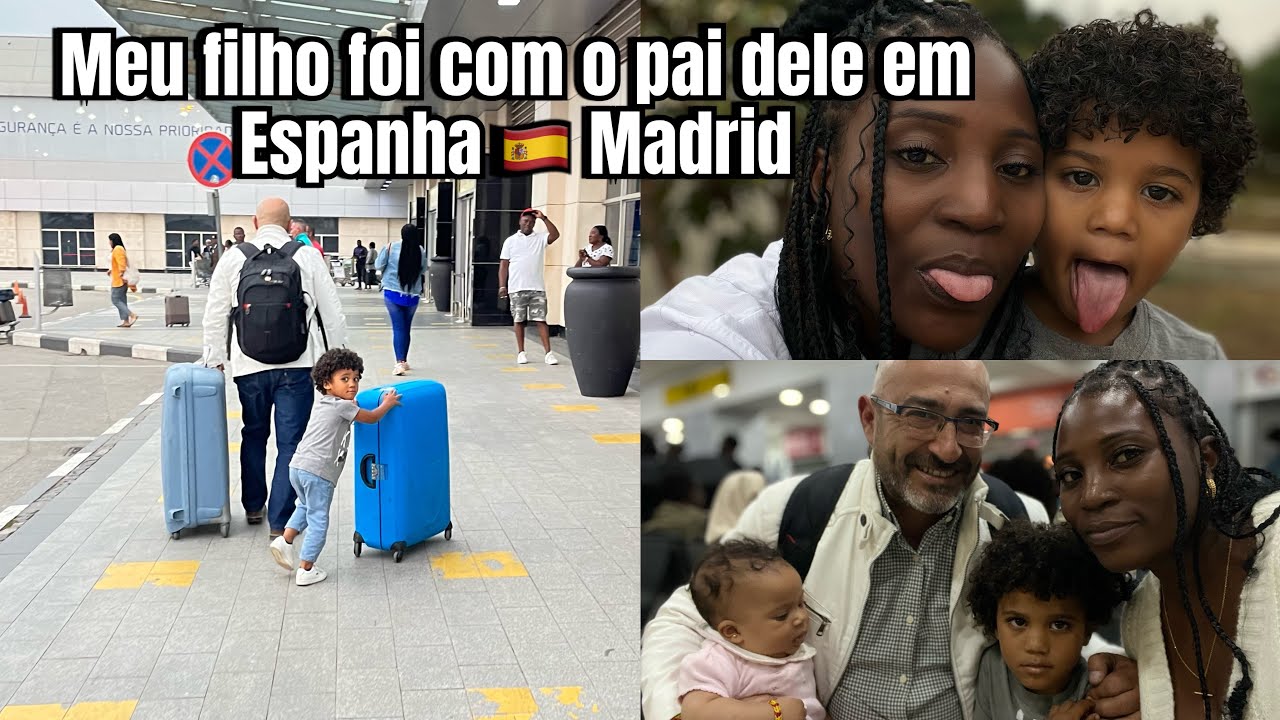 Meu marido viajou 🧳 com nosso filho de 2 anos para Espanha 🇪🇸 Madrid! Já estou com saudades 😘😢