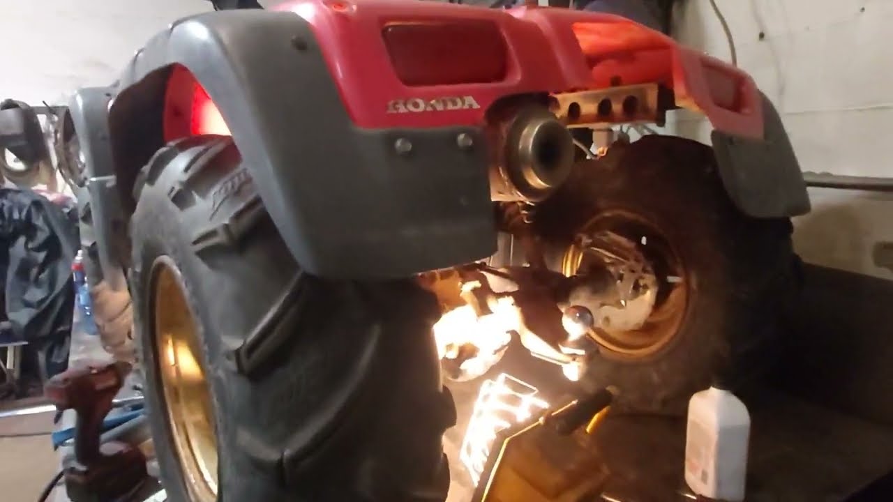 honda foreman muffler repair