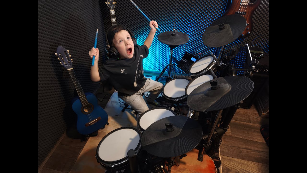 Smells Like Teen Spirit - Nirvana - DRUM COVER by Matezz (6 years old)