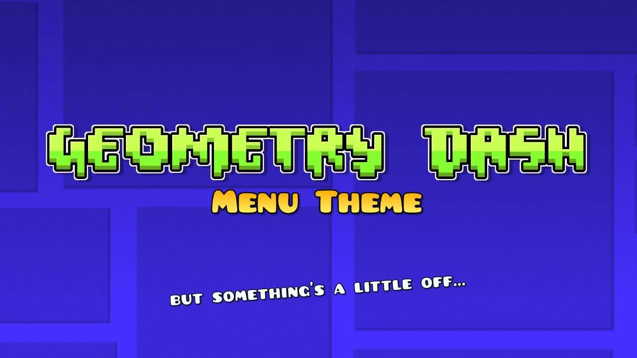 Geometry Dash Menu Theme but something's a little off...