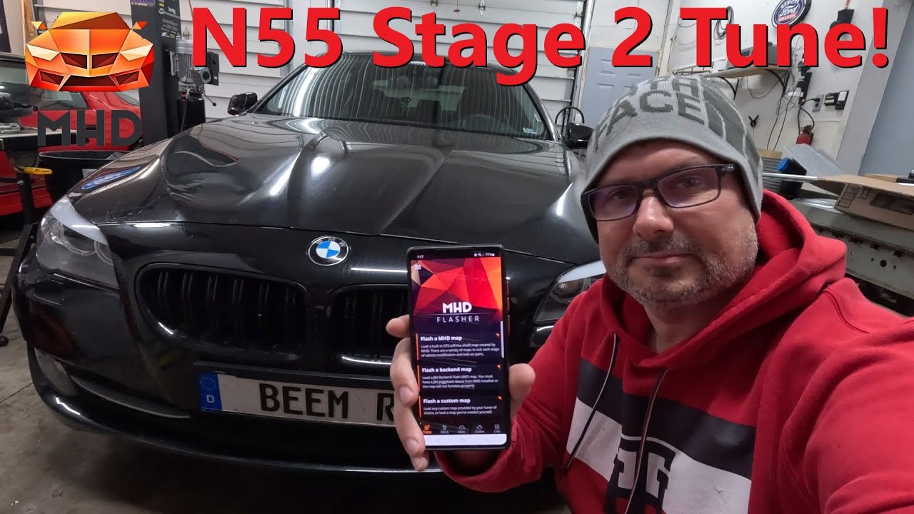 Flashing a Stage 2 tune on my BMW N55 F10 using MHD!