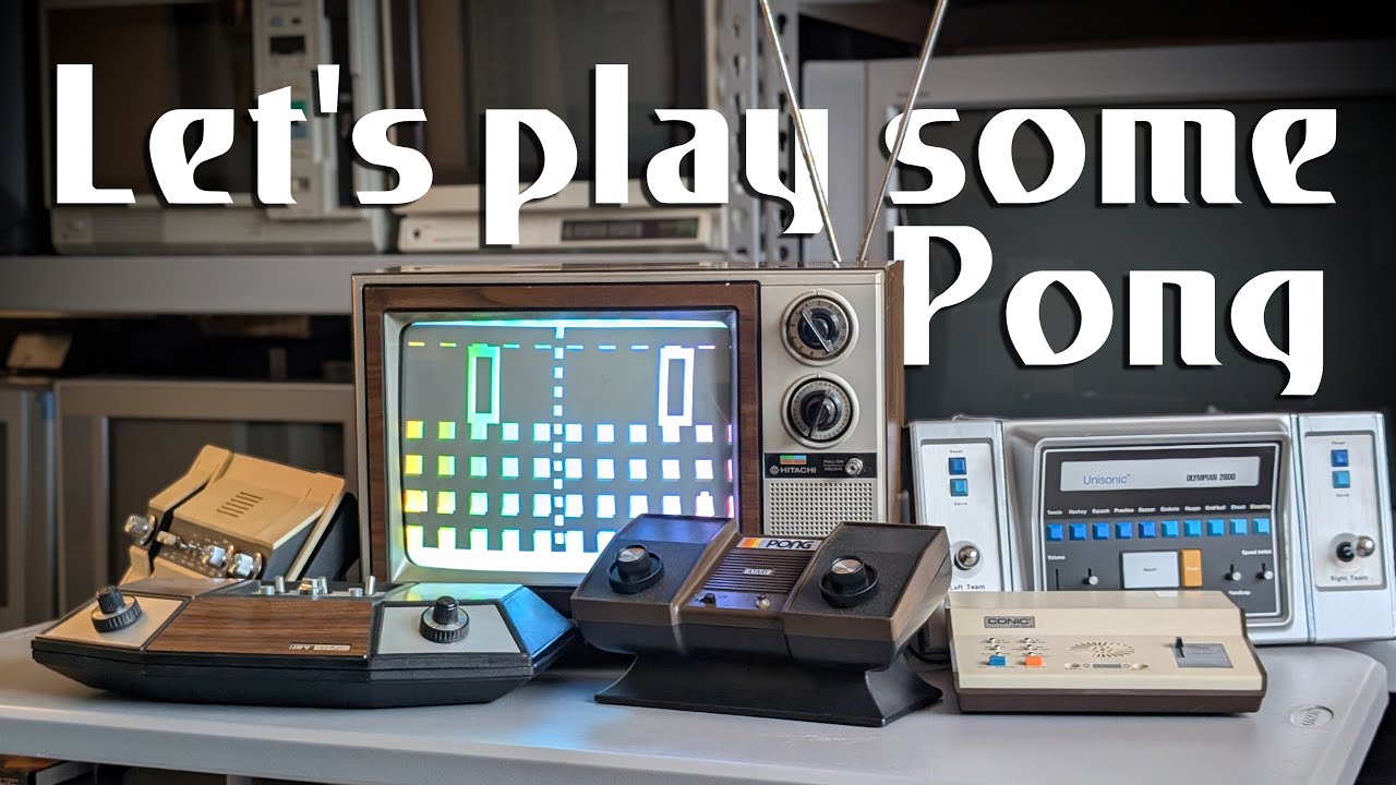 Exploring my collection of Pong consoles