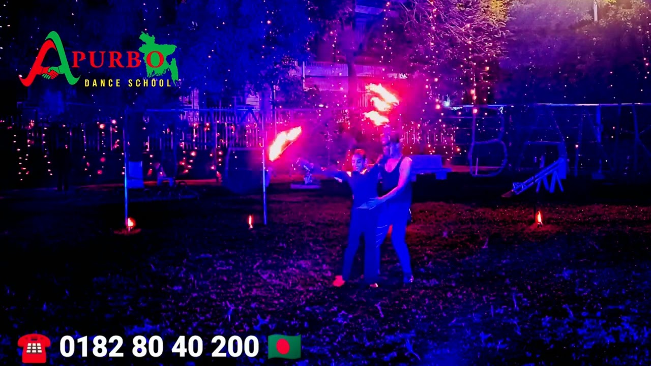 Couple Dance Fire On Fire #apurbofiredance #fireperformance #firedancebd #apurbofire #music #dance