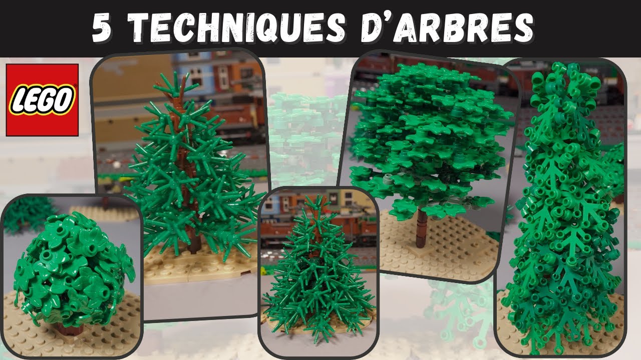 5 techniques pour créer des arbres Lego