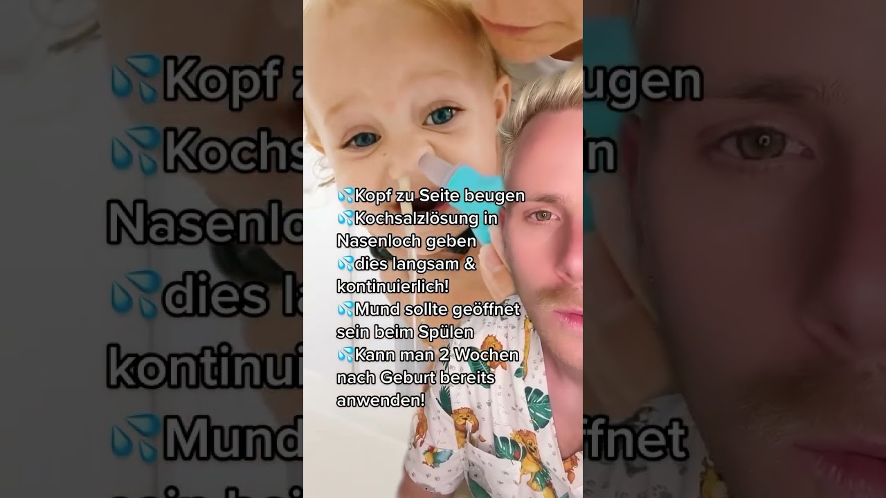 Das hilft bei einer verstopften Nase! | #babyshorts #medizin #shorts #health #husten