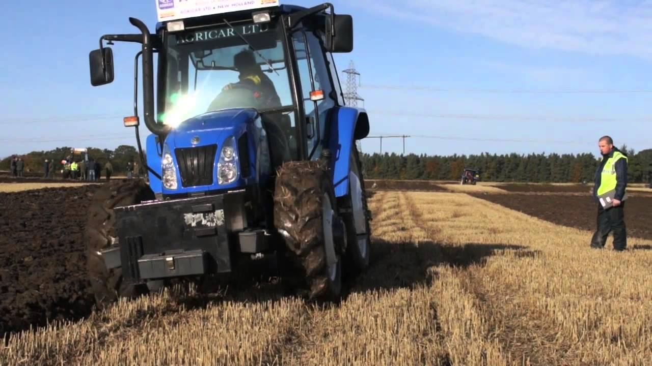Top Ploughman - Andrew Mitchell ploughing with New Holland at Scottish Ploughing Championships