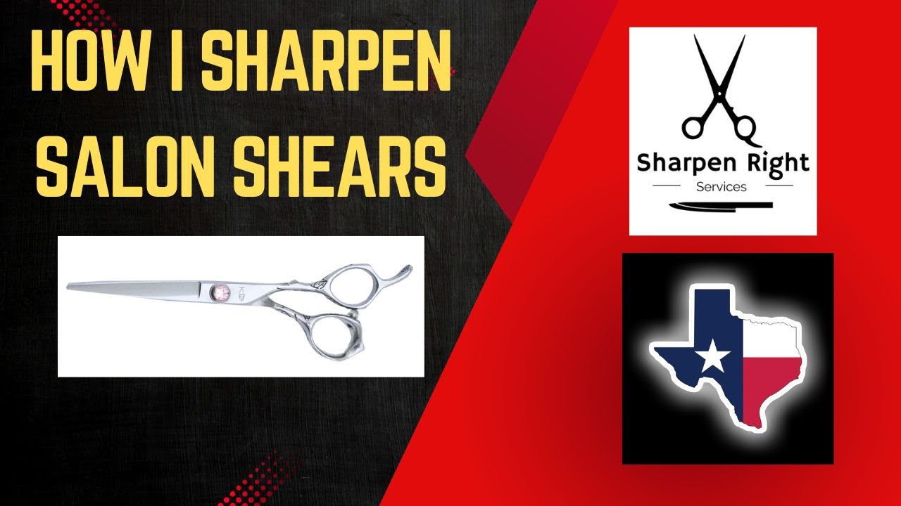 Sharpening Salon Shears Live AGAIN 🙄 Mike White - Sharpen Right Services LLC - League City, Texas