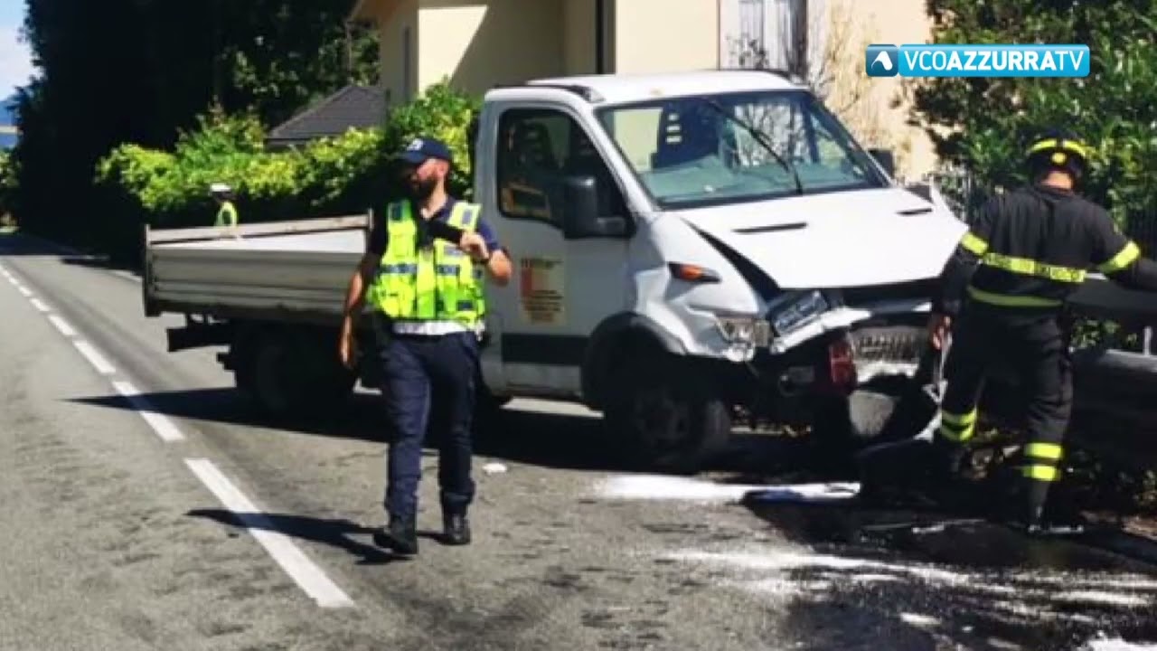 Incidente a Suna. Scontro frontale