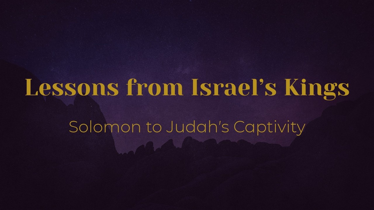 Sermon 28: The Destructive Yet Complicated Reign of Manasseh: 2 Chronicles 33:1-20