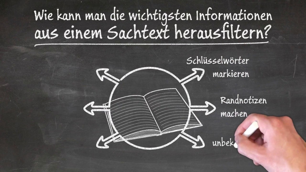 Einem Sachtext wichtige Informationen entnehmen