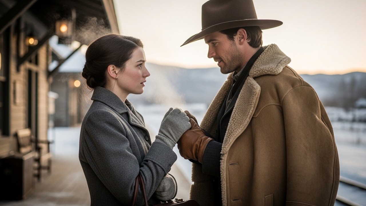 Mail Order Bride Froze on the Platform, The Cowboy Warmed Her Hands and Promised Forever