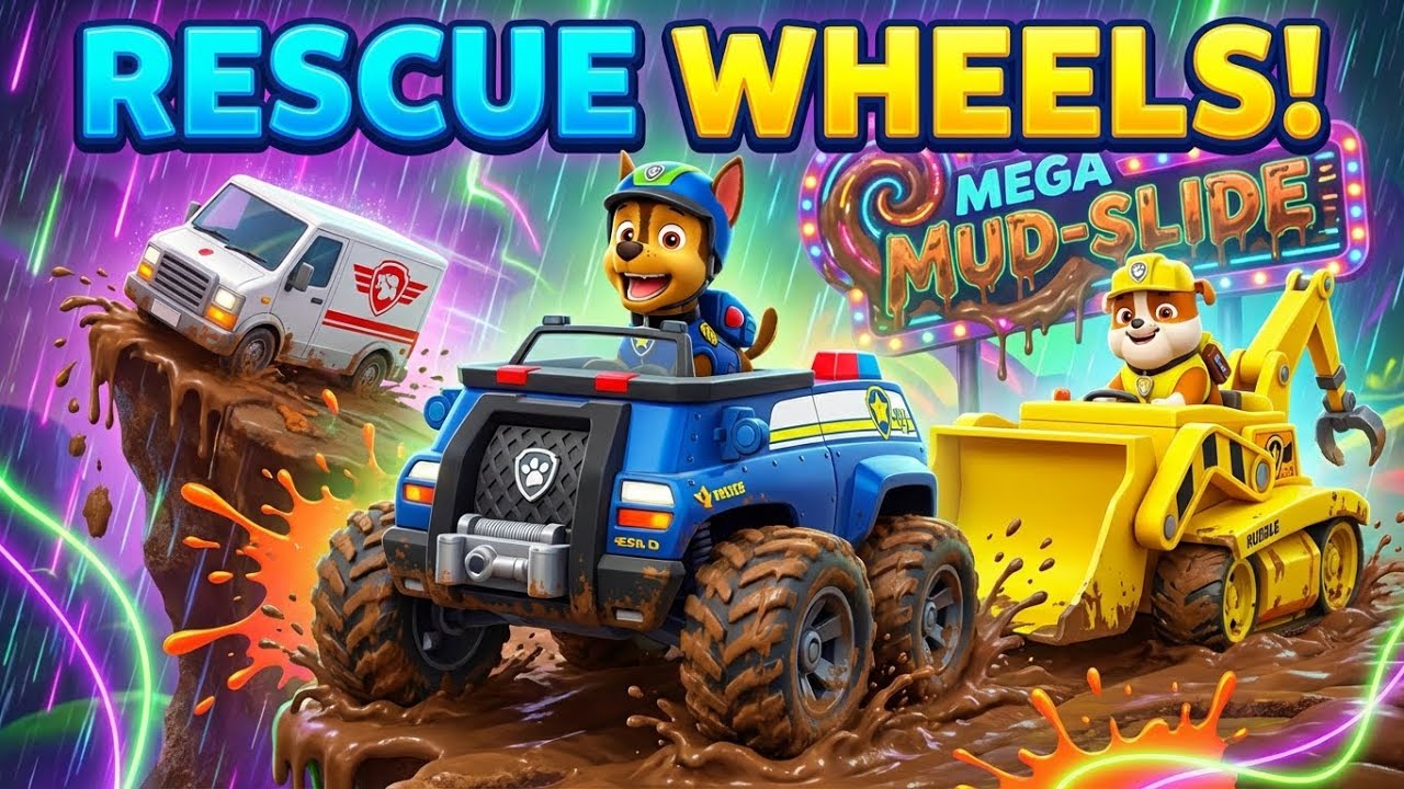 PAW Patrol: Rescue Wheels –The Ultimate Off-Road Challenge! 🚜💨 | Heavy-Duty Mud Rescue & Mega-Winch!