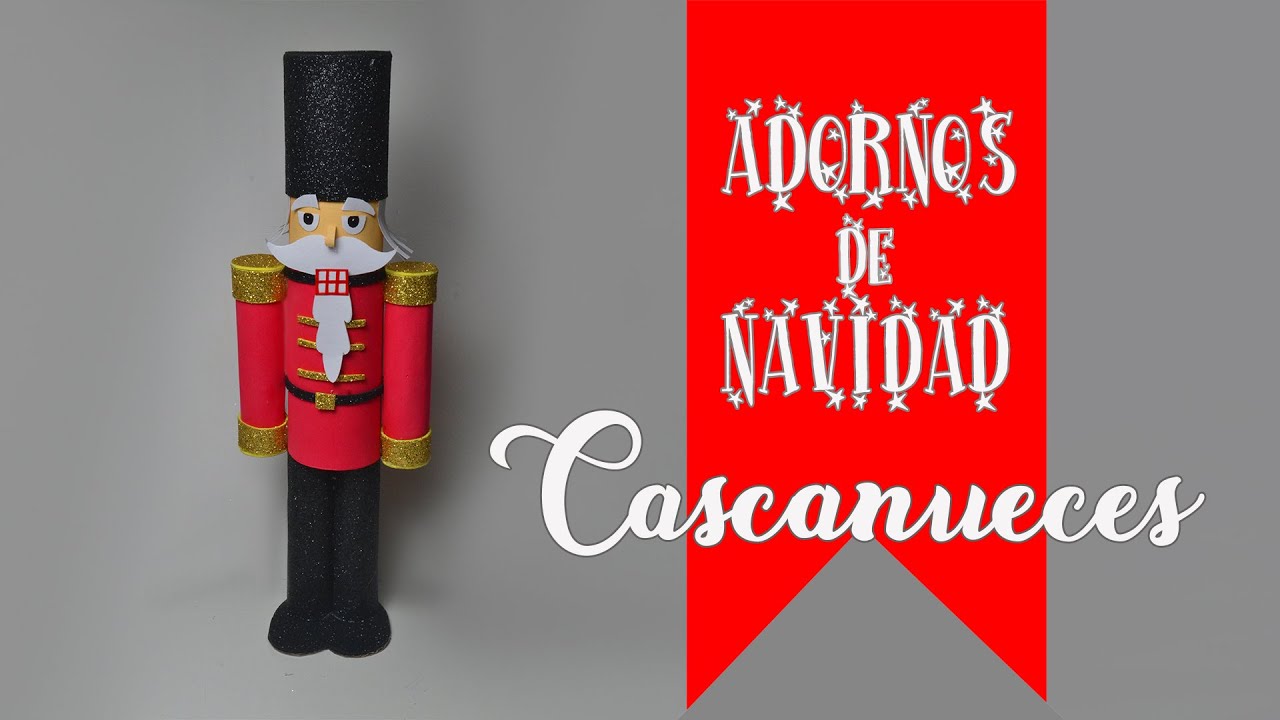 🎅🏻🎄💖   ADORNOS NAVIDEÑOS / COMO hacer CASCANUECES navideño PASO A PASO