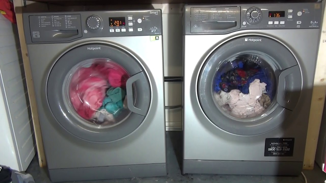 Wash Race No.118 : Hotpoint Smart vs Hotpoint Aquarius bed and Bath cycle race