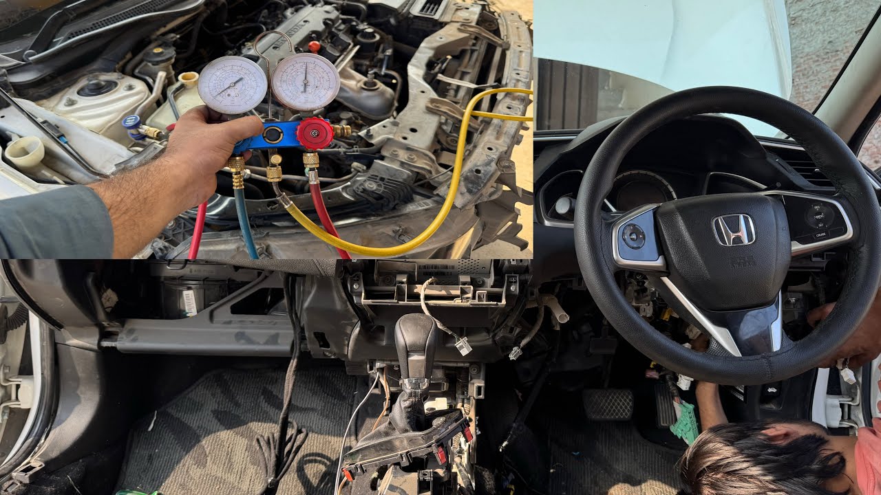 Honda civic dashboard open easy way ￼