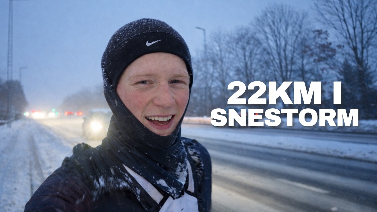 LØBER LONG RUN I SNESTORMEN!