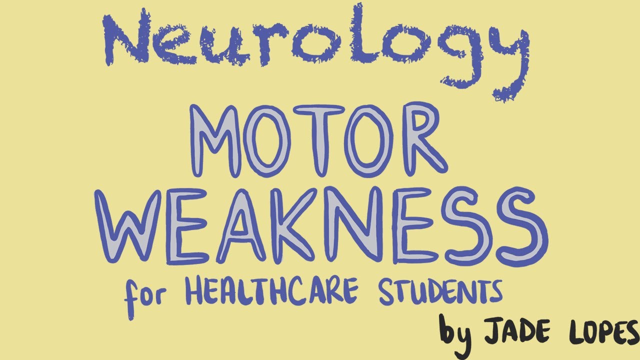 NEUROLOGY - Motor Weakness for Healthcare Students