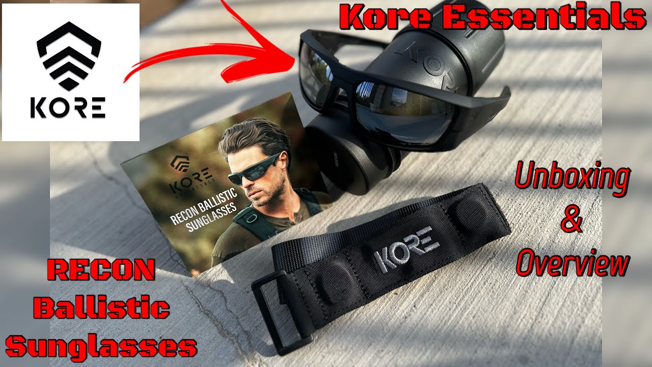 Kore Essentials RECON Ballistic Sunglasses - Unboxing & Overview