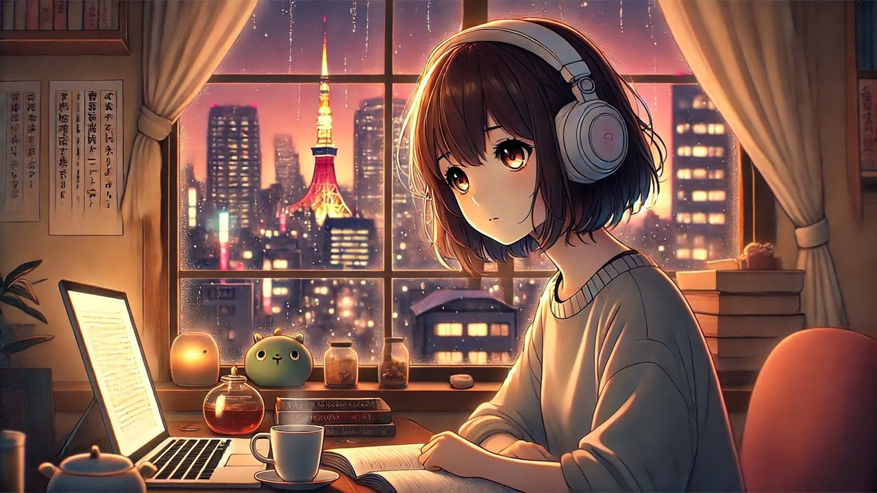 Chill Lofi Beats 🎧 Study with Tokyo’s Nostalgic Vibe & Nighttime Ambience