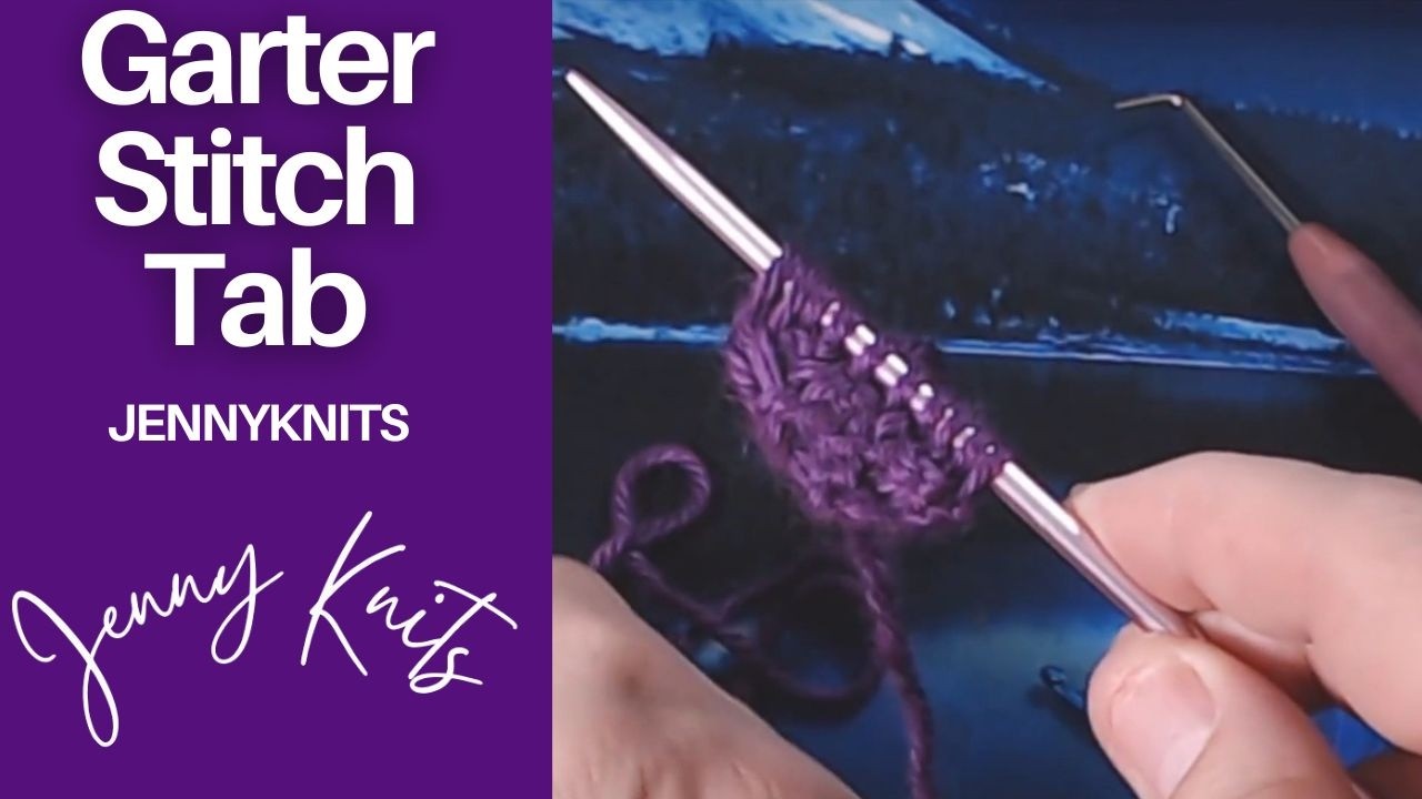How to Knit a Garter Stitch Tab (Lace Shawl Beginning)