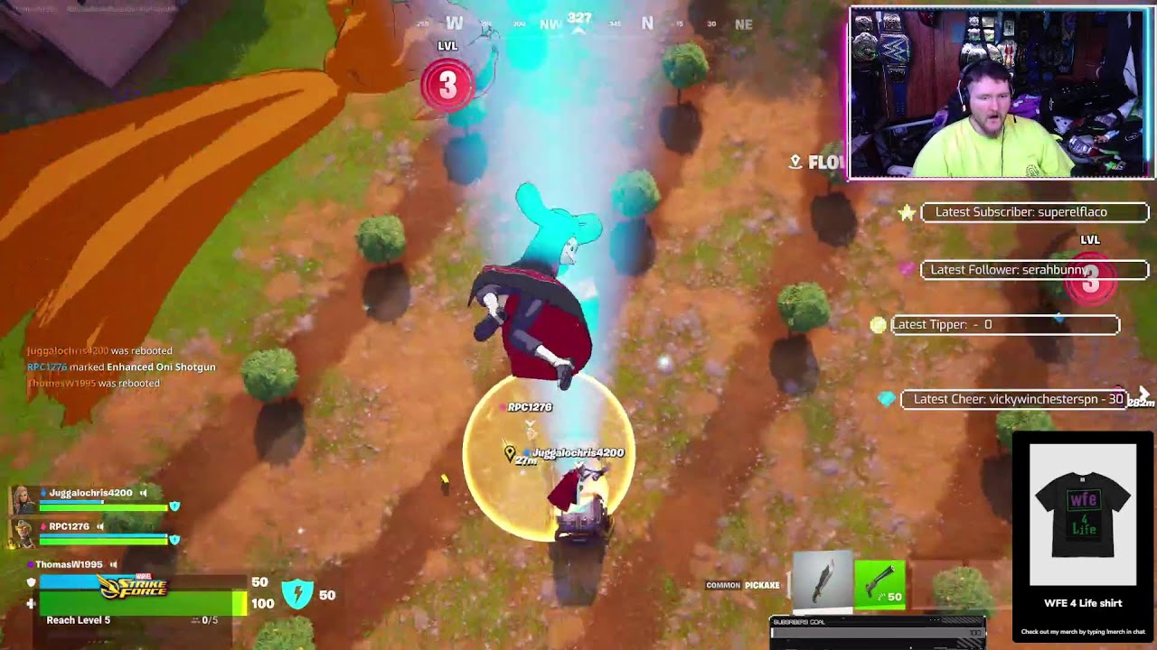 Come join the Fornite Stream