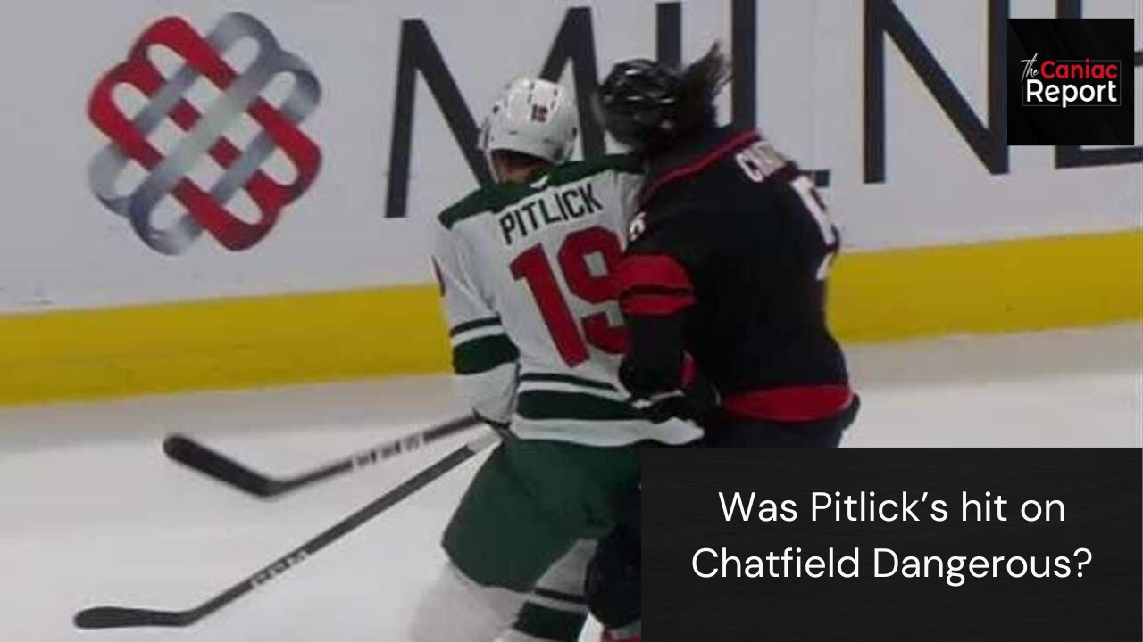 Was Pitlick's Hit on Chatfield Dangerous???
