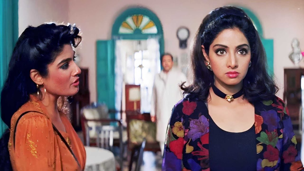 तुझे नौकरी से निकाला है अपने पति से शादी की इजाज़त नही दी है: Sridevi | Raveena Tandon | Laadla Scene