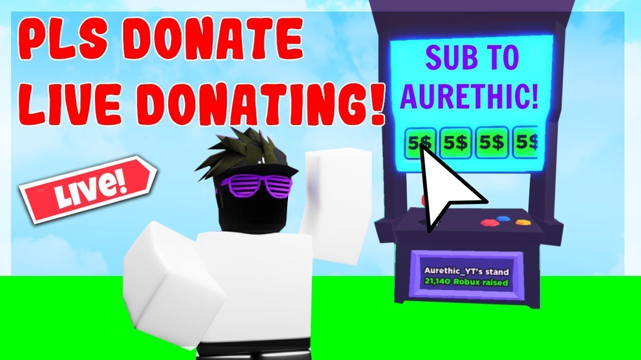 🔴100 ROBUX GIVEAWAY | DONATING TO VIEWERS | Pls Donate Live w/@JJsrocker