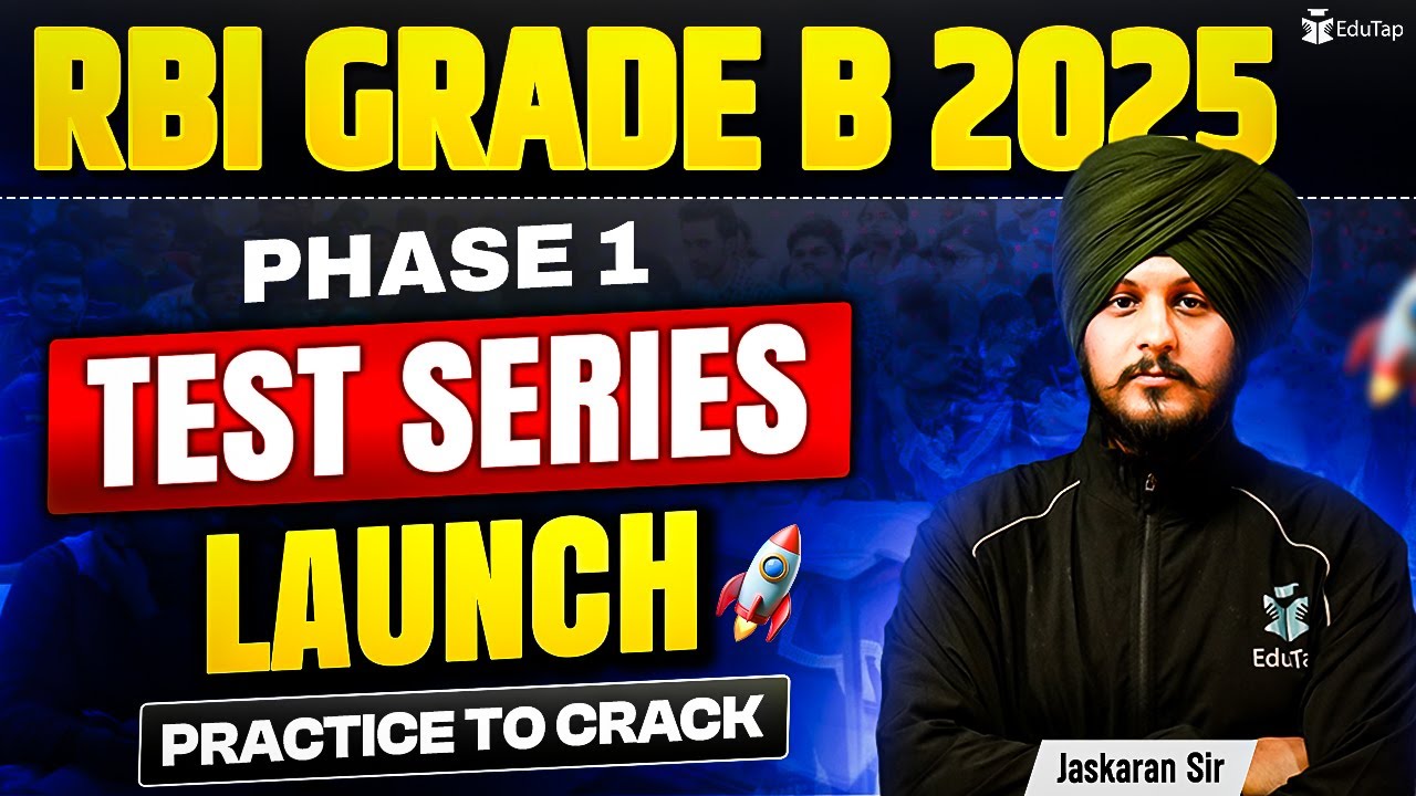 RBI Grade B Test Series 2025 | RBI Grade B Course | Best Mock Test Series for RBI Grade B Exam