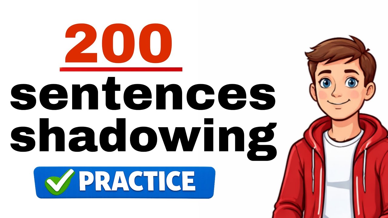 English Shadowing Practice | Real Life English Conversation Listening Practice