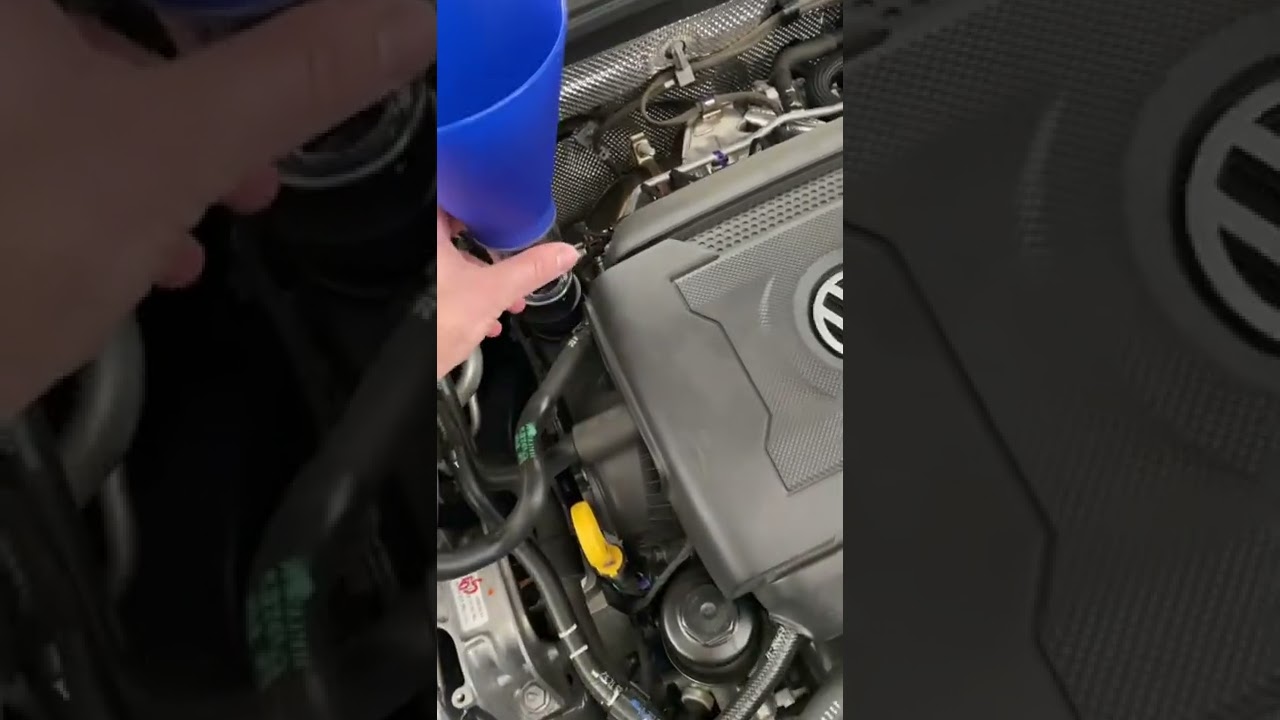 Volkswagen MQB Mk7 & Mk8 specific funnel (No more mess!) Alltrack Golf R Atlas Tiguan Passat Jetta