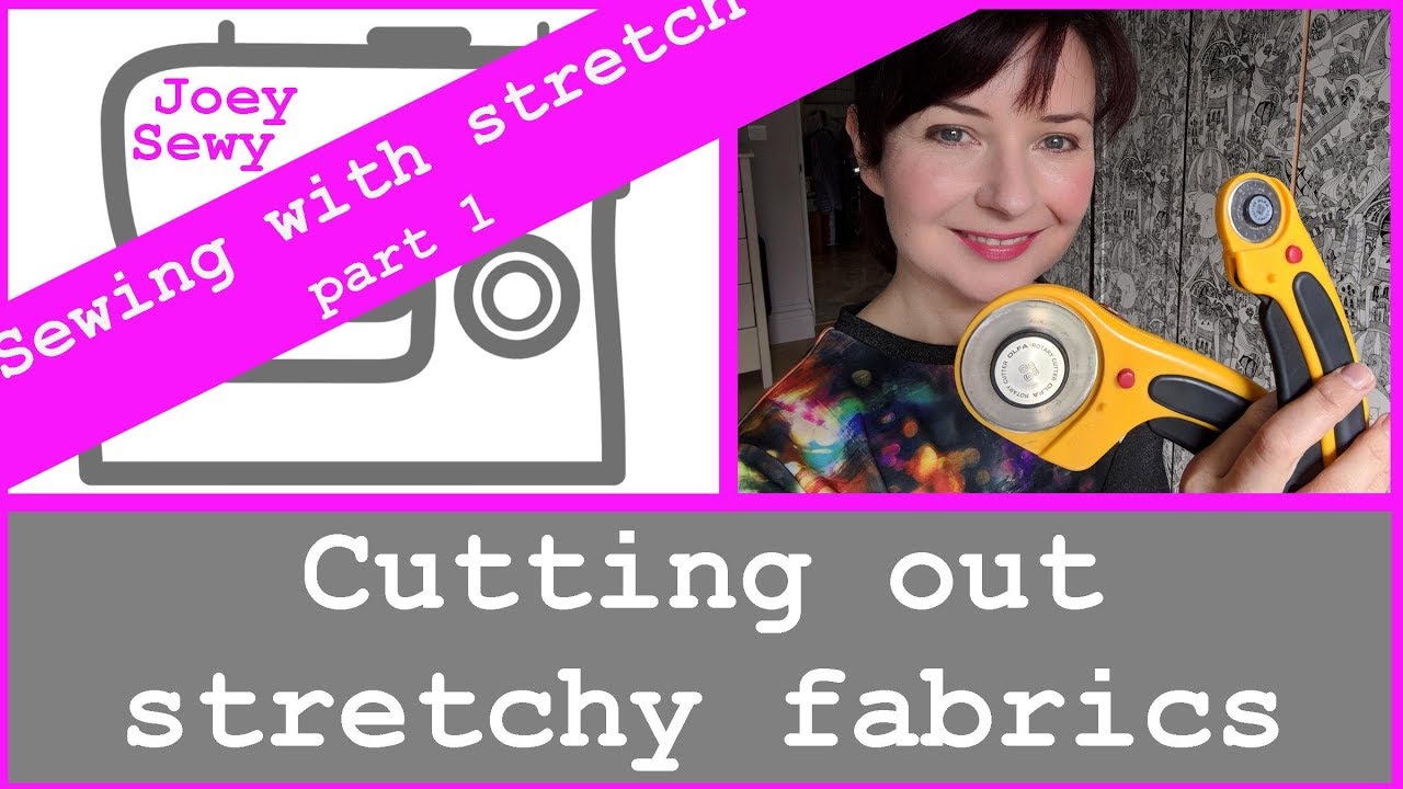 How to use a rotary cutter - Sewing with stretch Part 1