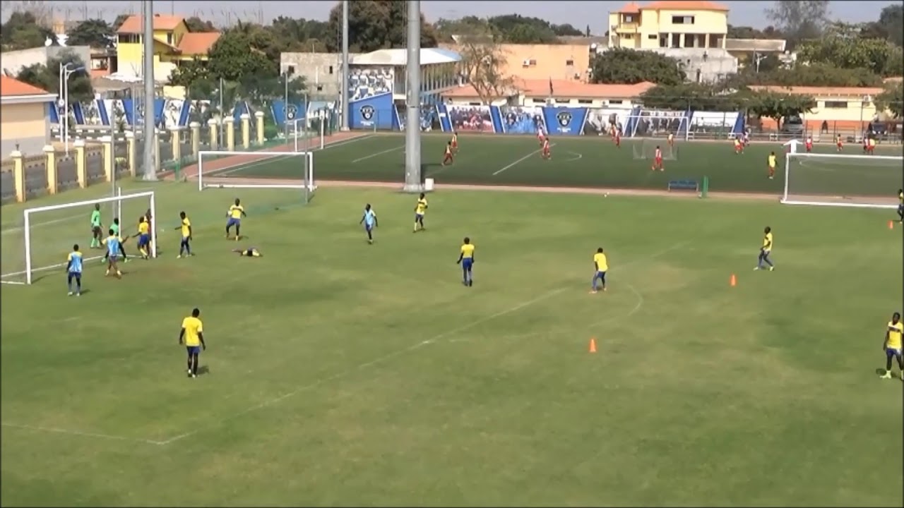 Acciones Combinadas con Oposición. Escuela de Fútbol Base AFA Angola