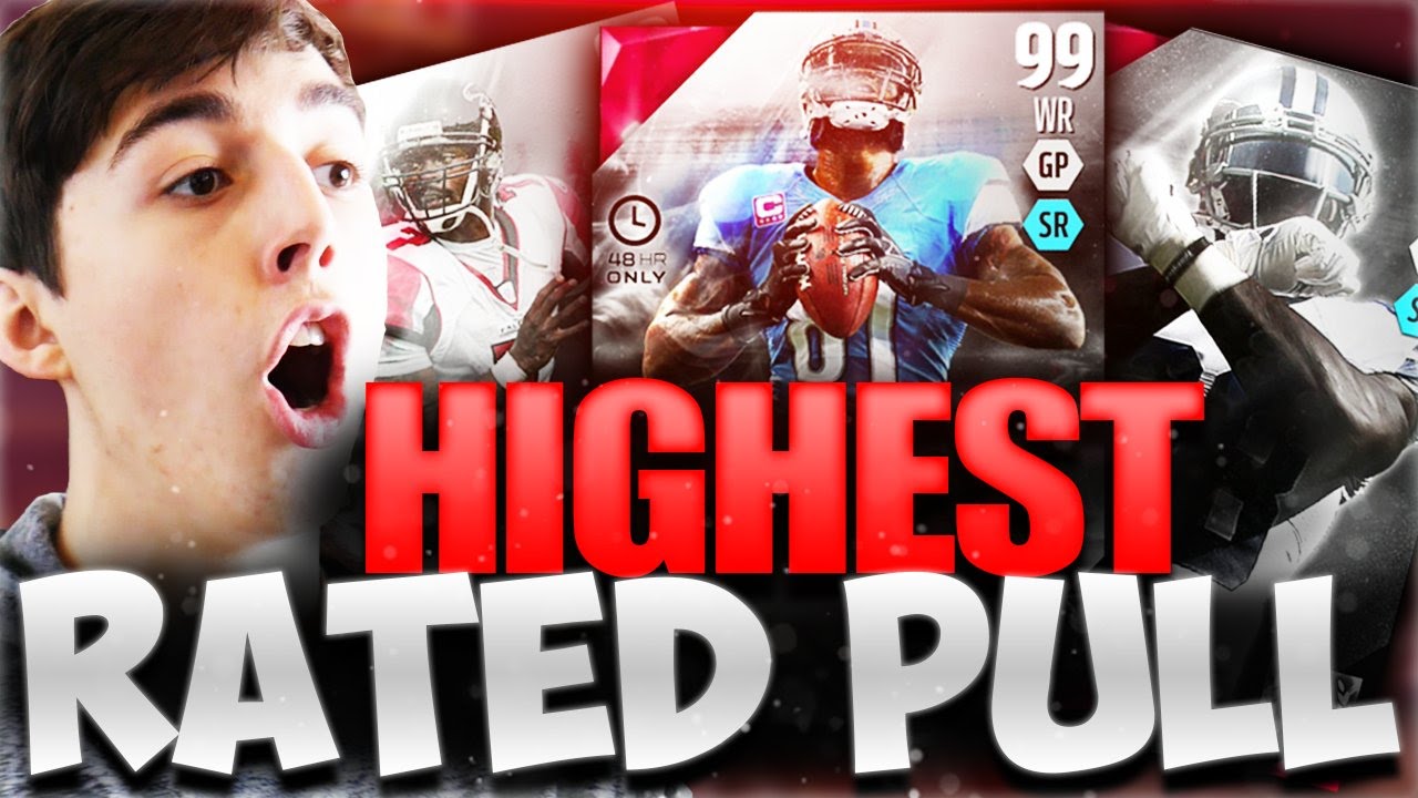MY HIGHEST RATED PULL OF THE YEAR! MADDEN 16 ULTIMATE PACK OPENING