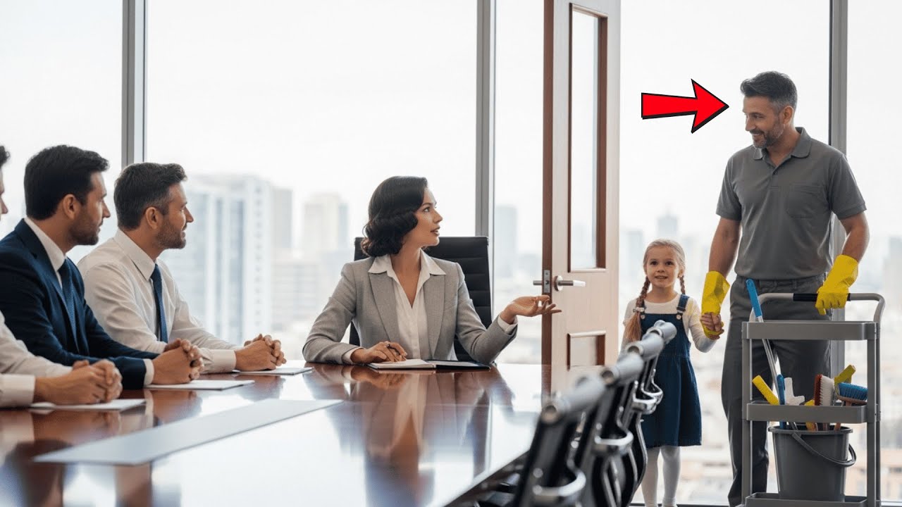 CEO Kazała Córce Wybrać Nowego Tatę Spośród 5 Bogaczy… Wybrała Samotnego Woźnego