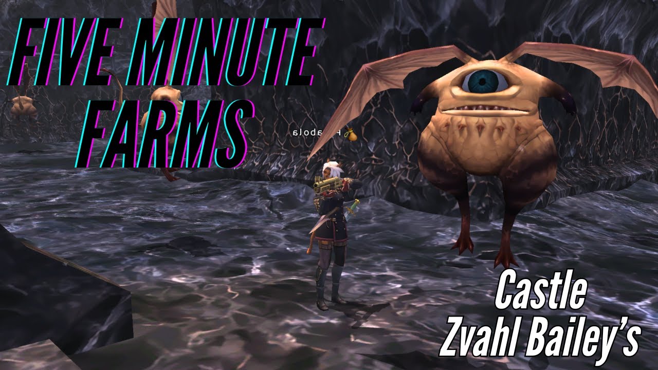 FFXI - Five Minute Gil Farm - Castle Zvahl Bailey's - Morbid Eye's