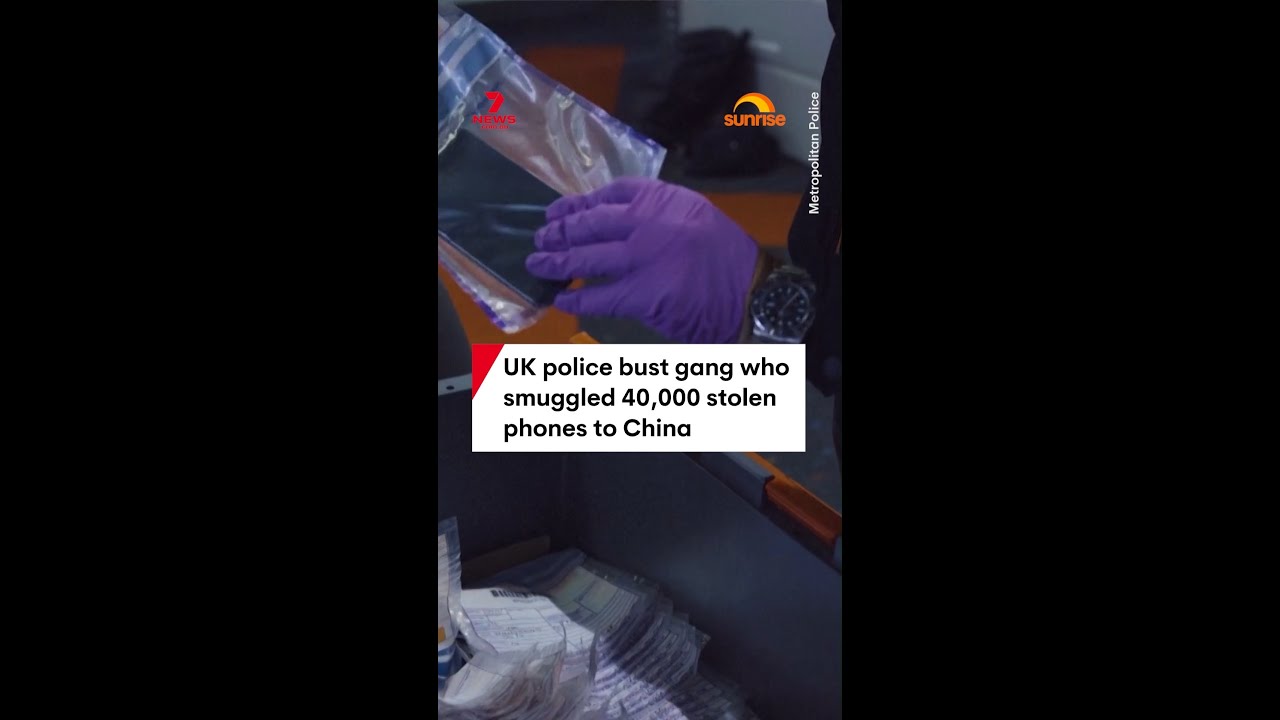UK Police bust gang who smuggled 40,000 phones to China