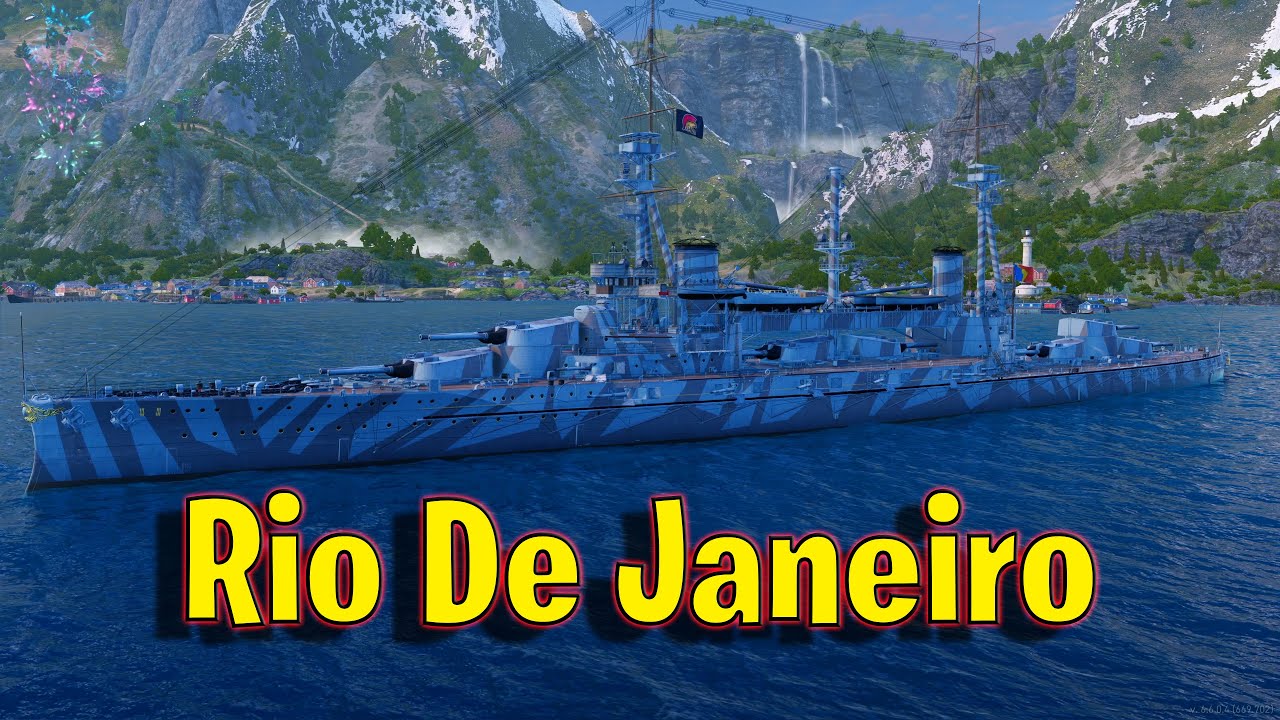 Meet The Rio De Janeiro! Tier 4 Brazilian Battleship in World of Warships Legends!