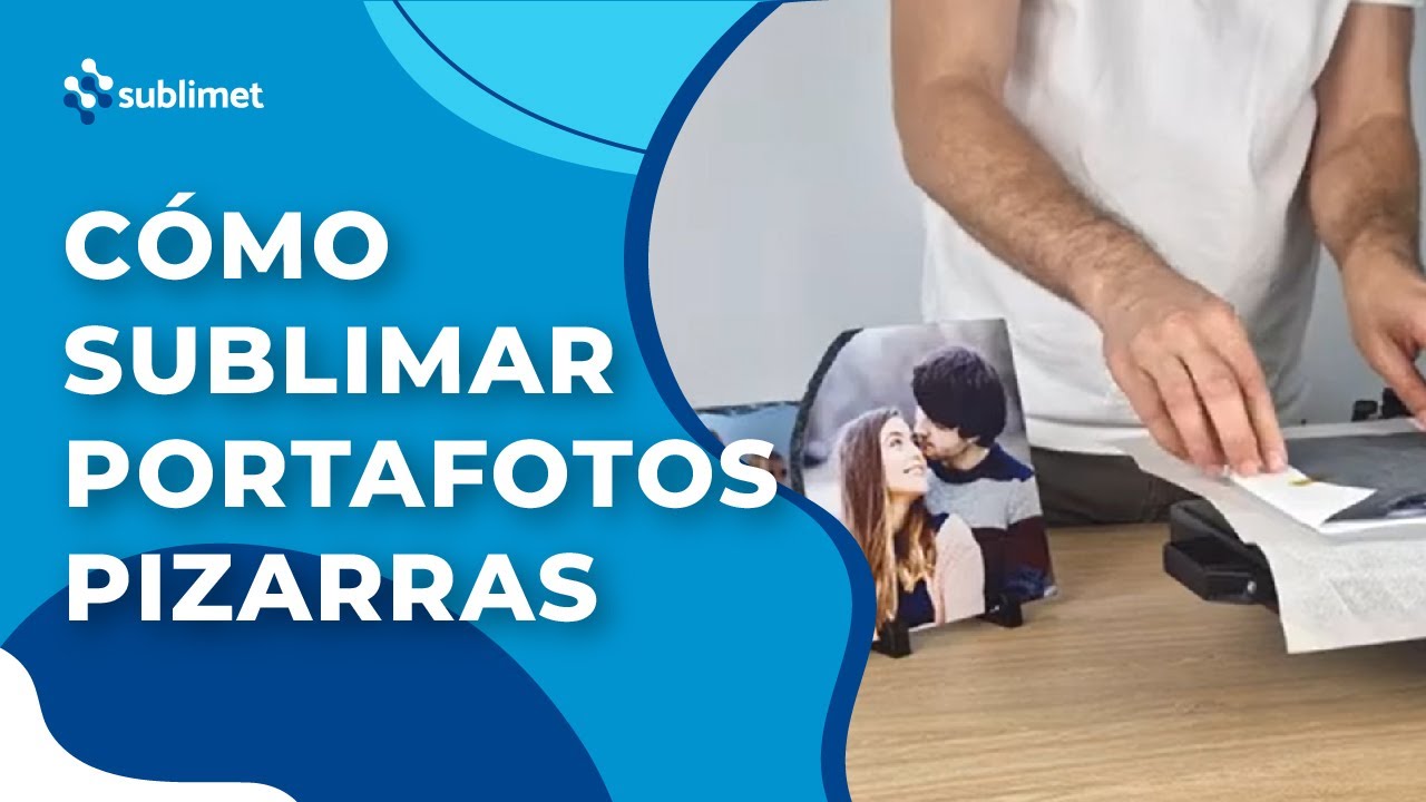 Aprende a sublimar nuestros portafotos pizarra con este tutorial