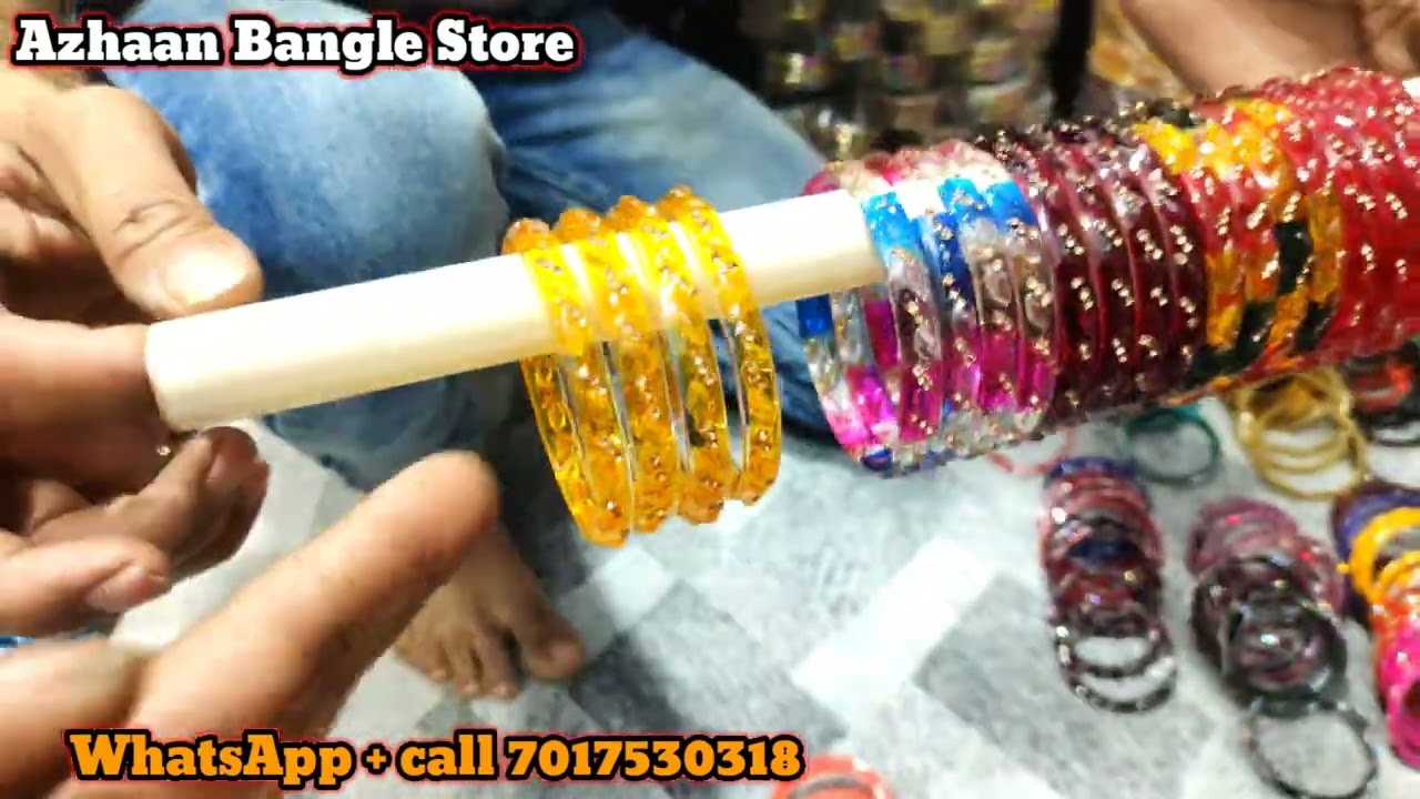 सस्ता चूड़ी और कंगन होलसेल मे मिलेगा फ़िरोज़ाबाद | Firozabad chudi market 205 🔥