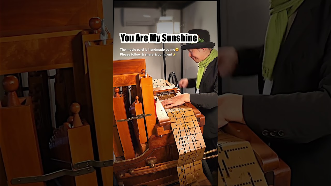 【YouAreMySunshine】手回しオルガンアレンジ/streetorgan cover(flute type) #手回しオルガン #streetorgan