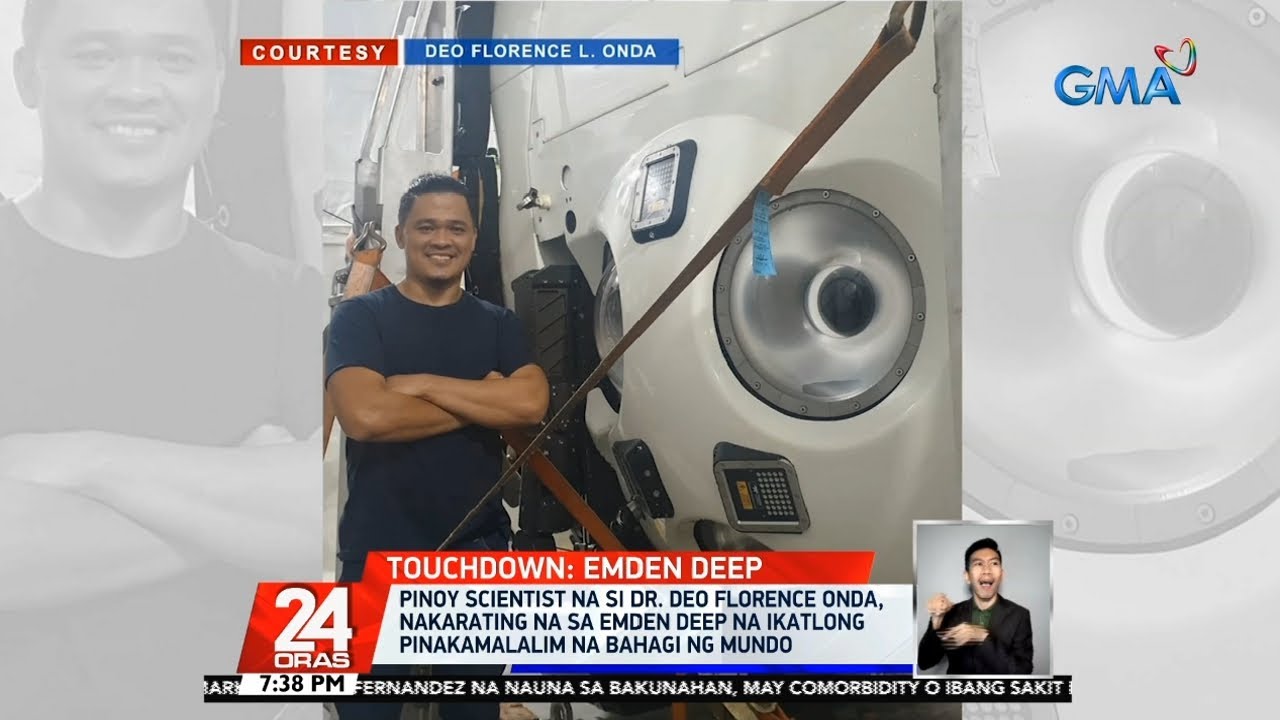 Scientist honored to represent Filipinos in asserting sovereignty over Emden Deep | 24 Oras